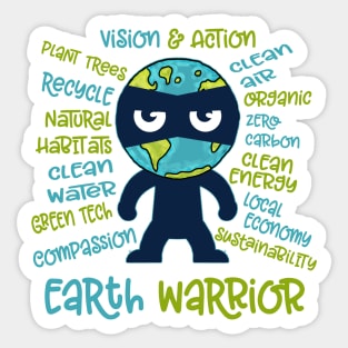 Earth Warrior Sticker